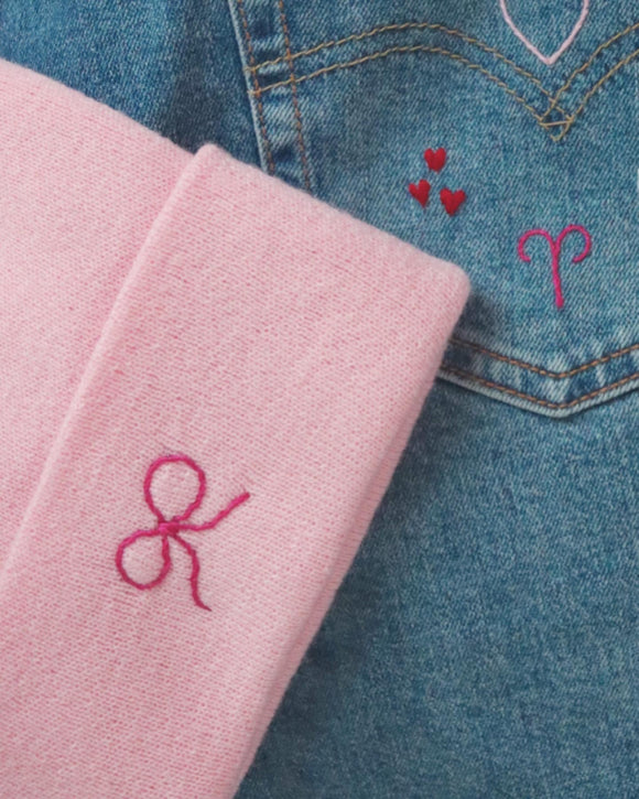 READY TO SHIP Embroidered Beanies