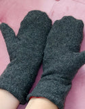 Upcycled Wool and Cashmere Mittens
