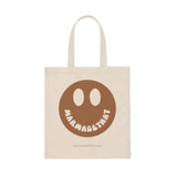 MarMadeThat Smiley Canvas Tote Bag