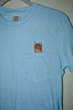 Custom Embroidered Tee Shirt/Pocket Tee Shirt