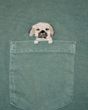 Custom Embroidered Tee Shirt/Pocket Tee Shirt
