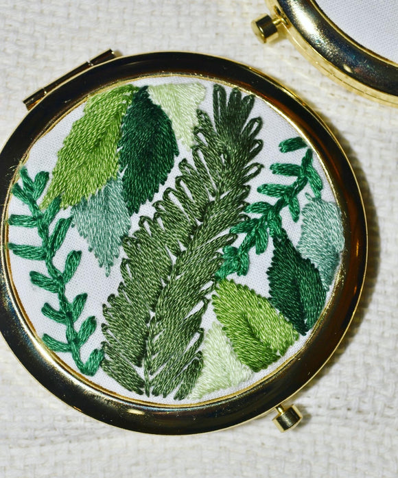 Custom Embroidered Compact Mirror