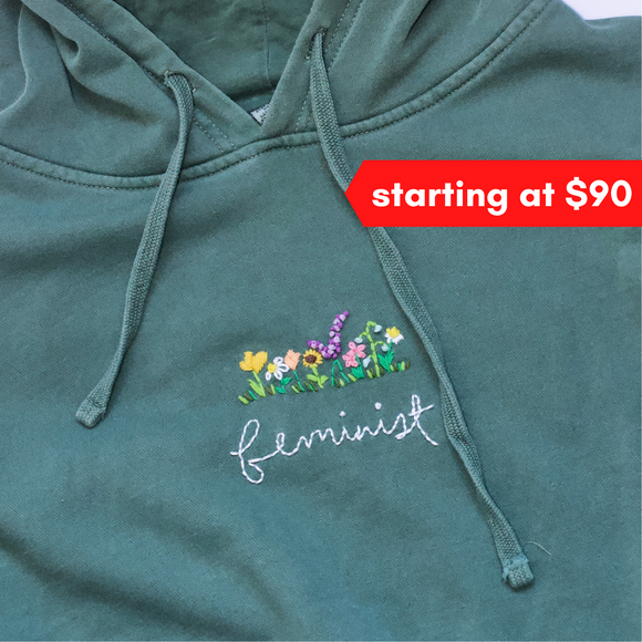Custom sweatshirts embroidered cheap