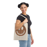 MarMadeThat Smiley Canvas Tote Bag