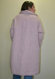 Upcycled Lilac Comforter Blanket Coat - Zero Waste Sustainable Fashion (Size XL) - Holiday Gift