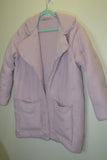 Upcycled Lilac Comforter Blanket Coat - Zero Waste Sustainable Fashion (Size XL) - Holiday Gift