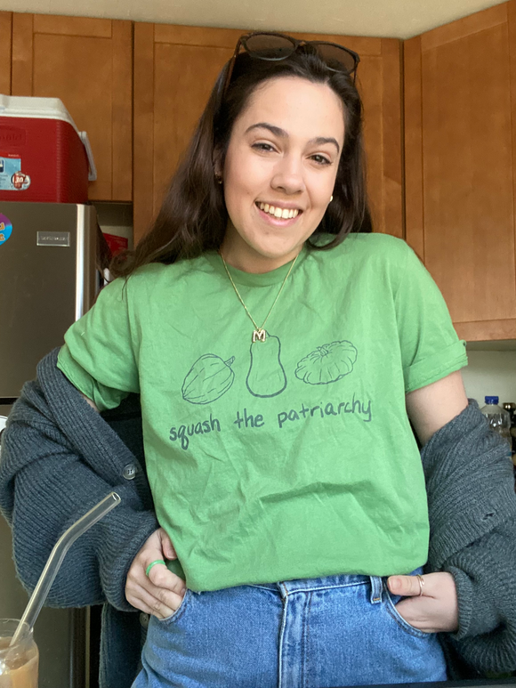 Squash the Patriarchy Printed Tee